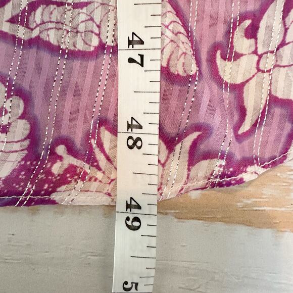 HEMANT & NANDITA Multi-Print Sequin Wrap Midi Dress Size Large - Picture 11 of 12